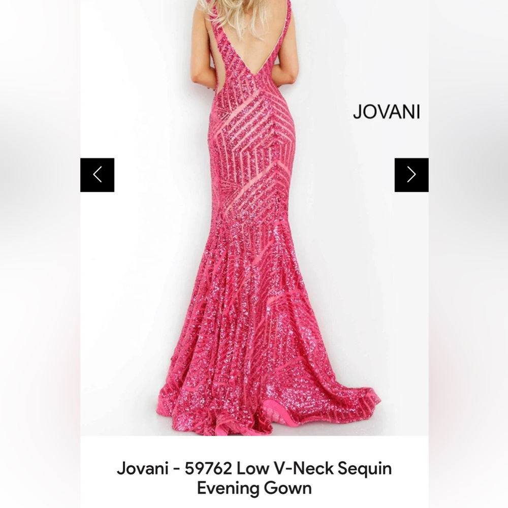 Jovani Fushcia pink dress